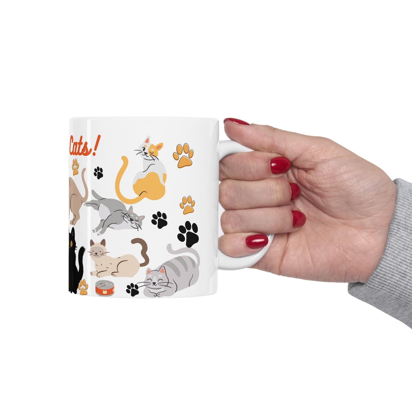 I Love Cats Ceramic Mug 11oz