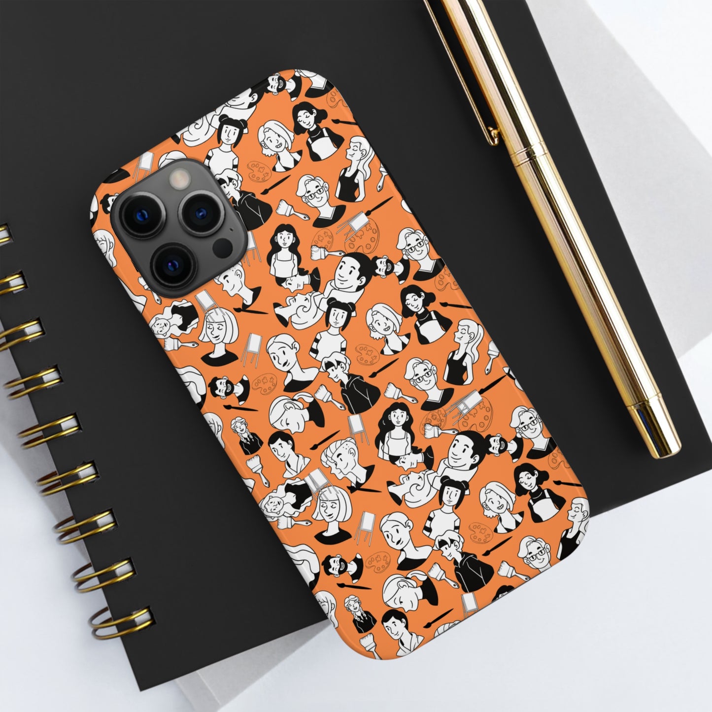 Inspirational Artist Orange Tough Phone Cases