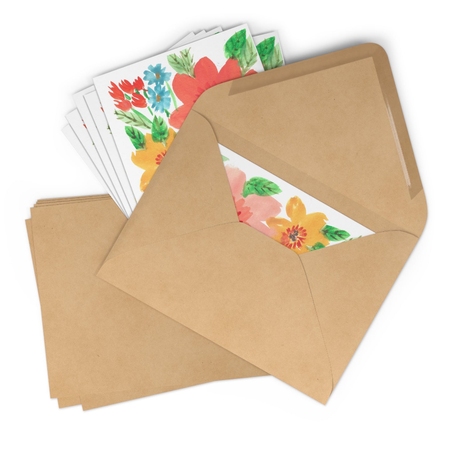 Spring Bouquet Greeting Cards (7 pcs)