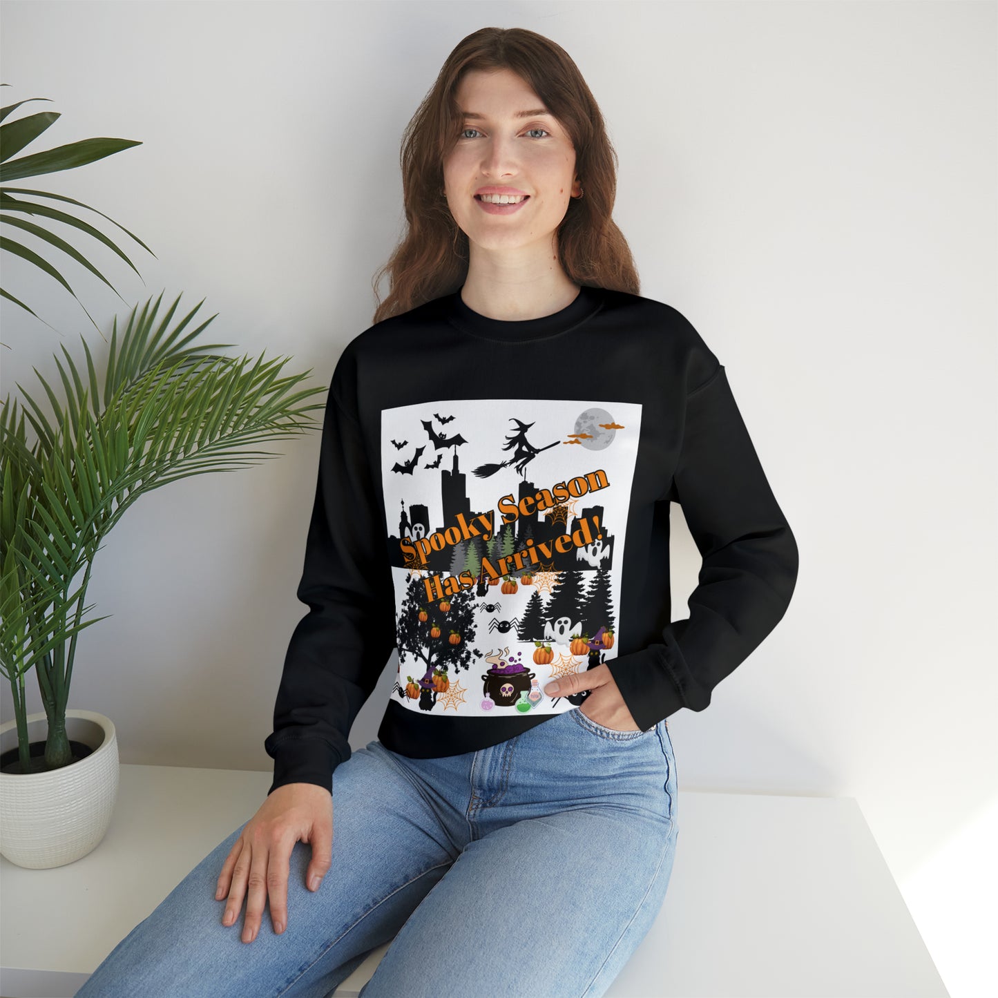 Spooky Season Has Arrived Unisex Heavy Blend™ Crewneck Sweatshirt