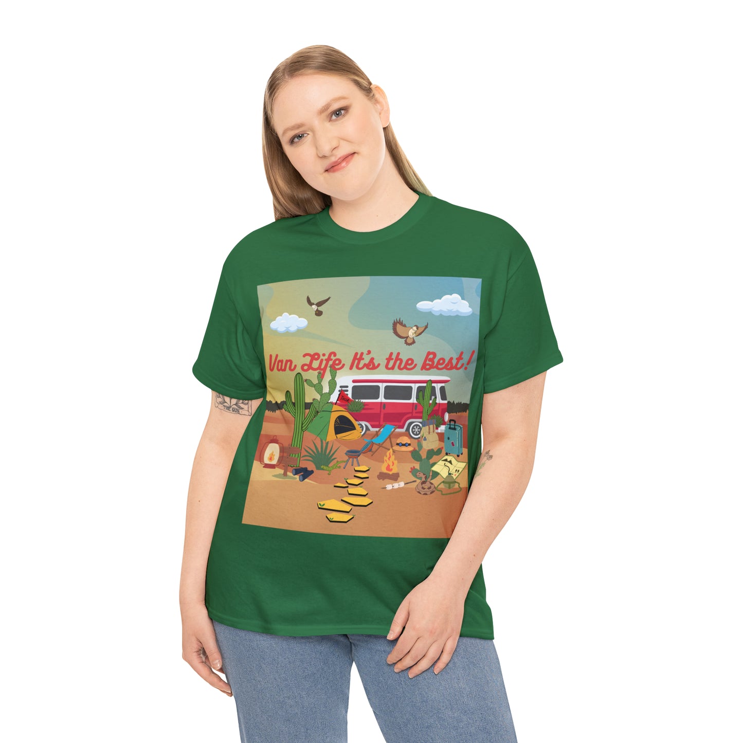 Van Life at Its Best Unisex Heavy Cotton Tee