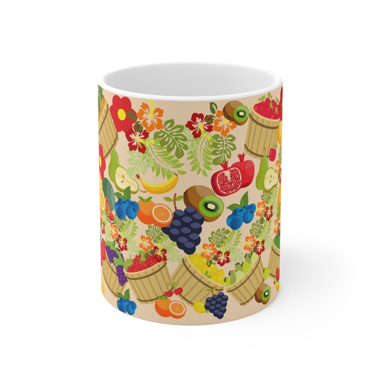 Fruitful AND Delicious Ceramic Mug 11oz