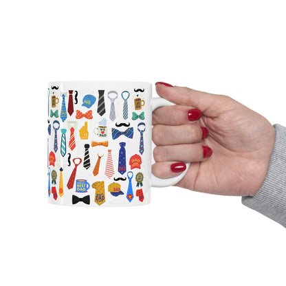 Tie Collaboration Ceramic Mug 11oz