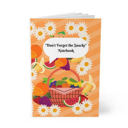 Don't Forget the Snacks Softcover Notebook, A5