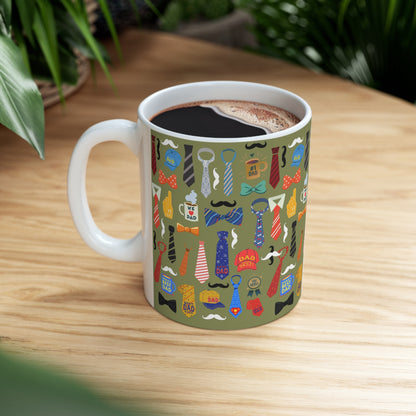 Tie Collaboration Ceramic Mug 11oz