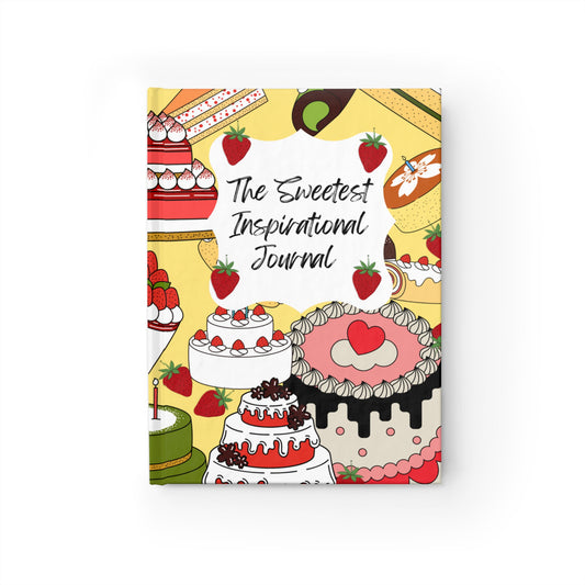 The Sweetest Inspirational Journal Yellow- Ruled Line