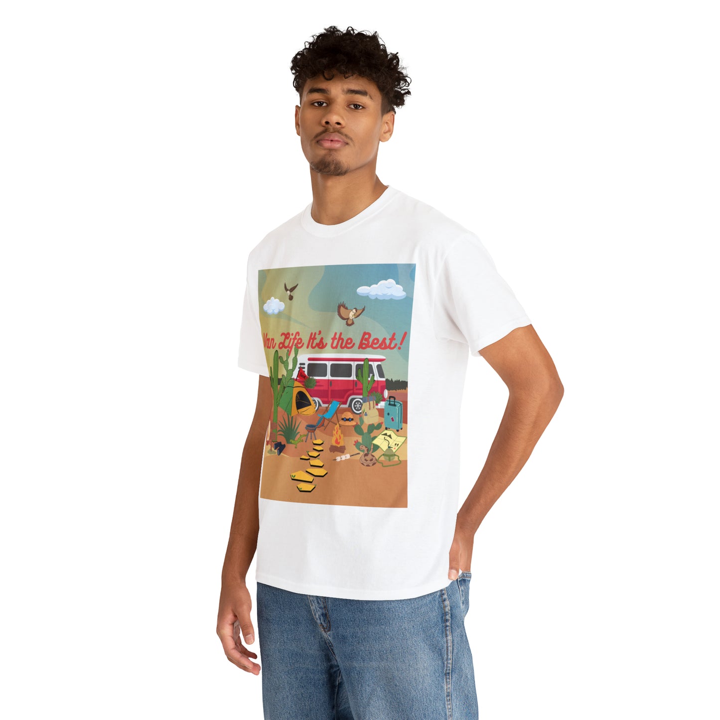 Van Life at Its Best Unisex Heavy Cotton Tee