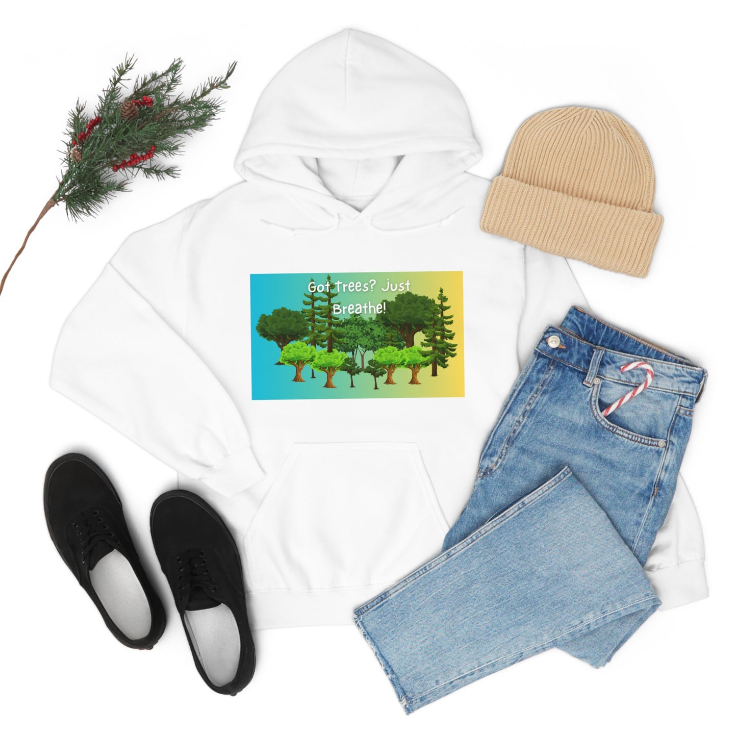 Got Trees? Just Breathe Unisex Heavy Blend™ Hooded Sweatshirt