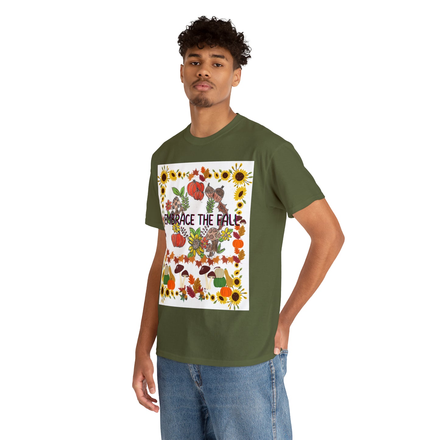 Embrace The Fall Unisex Heavy Cotton Tee