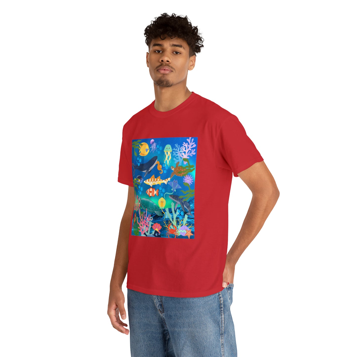 Ocean Scenery Unisex Heavy Cotton Tee