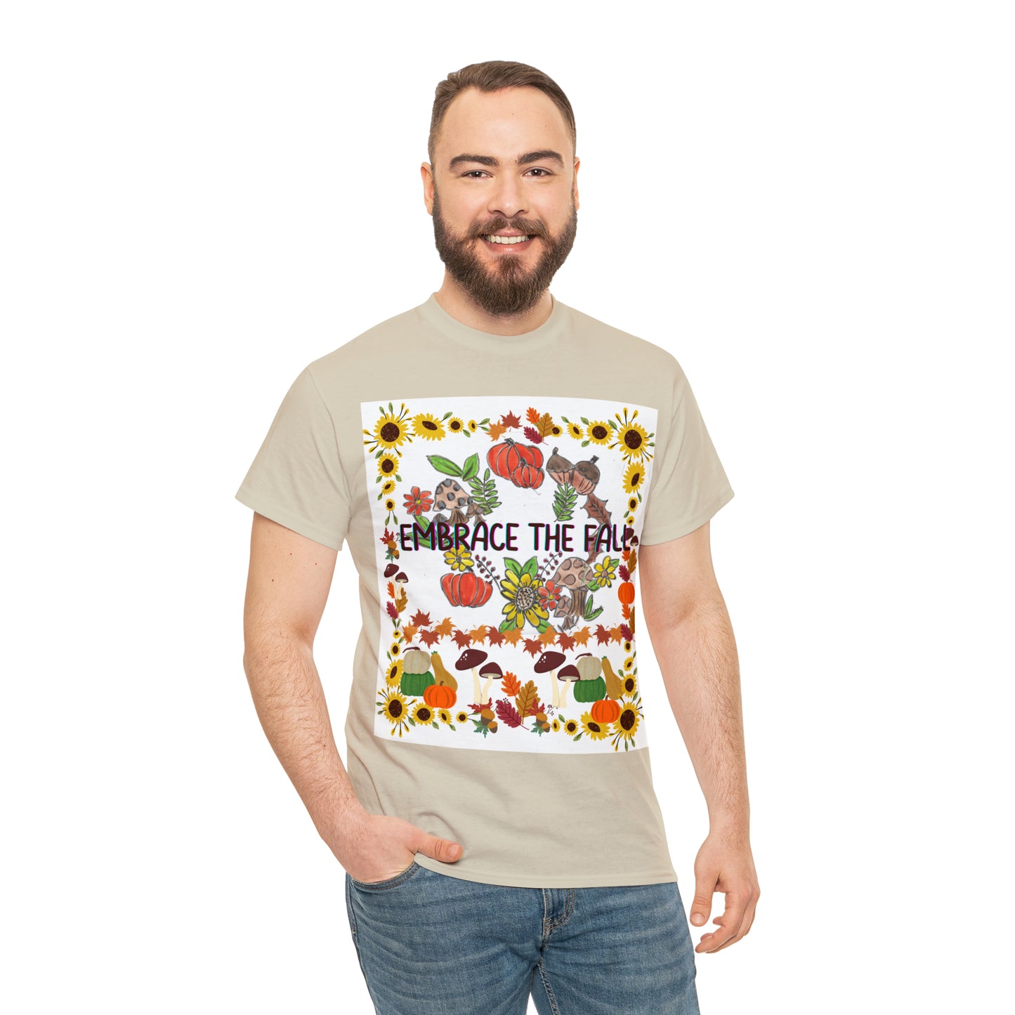 Embrace The Fall Unisex Heavy Cotton Tee