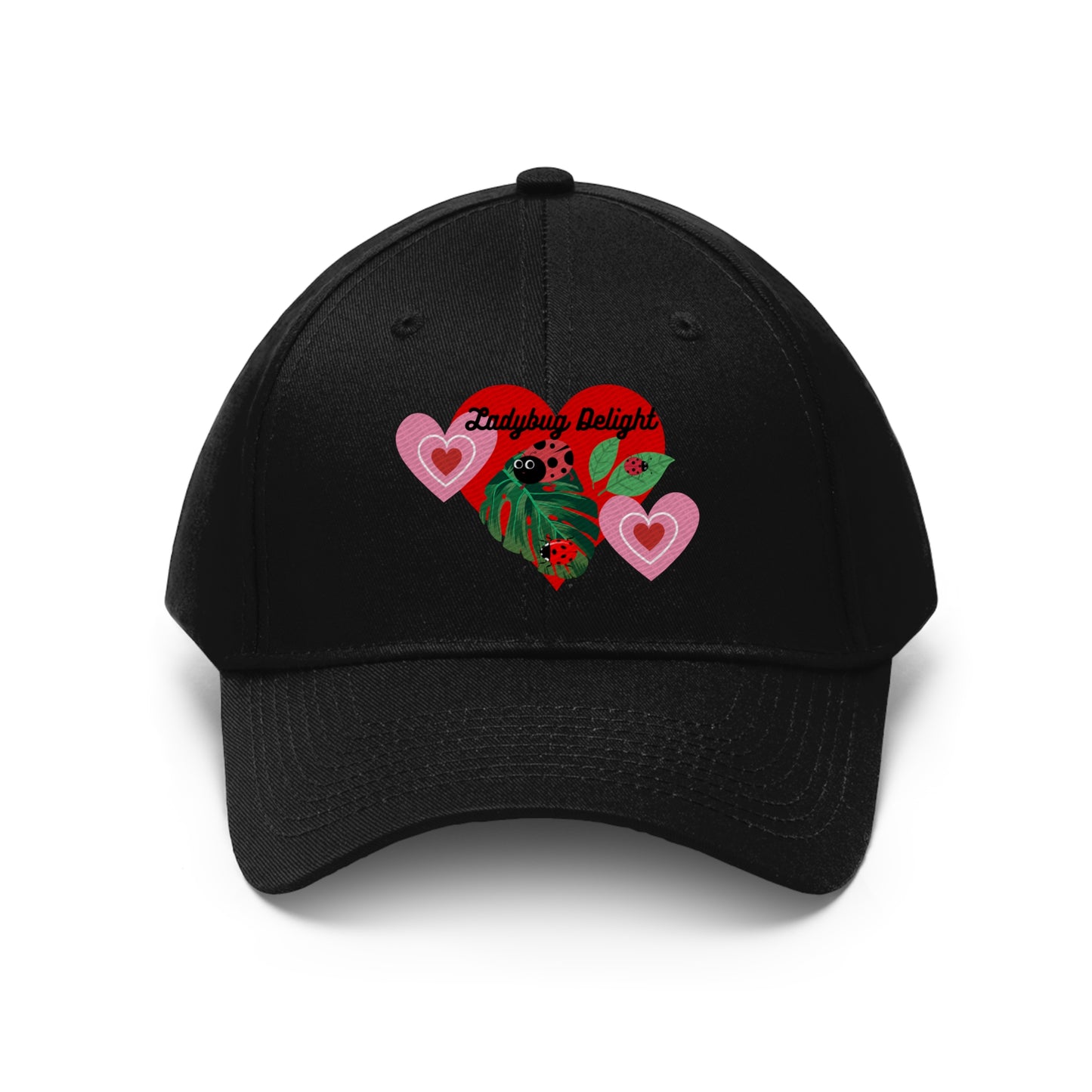 Ladybug Delight Unisex Twill Hat