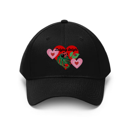 Ladybug Delight Unisex Twill Hat