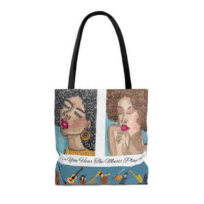 Can you Hear The Music Sing? Tote Bag (AOP)