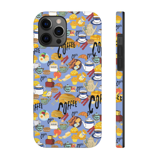 Morning Brunch Blue Tough Phone Cases