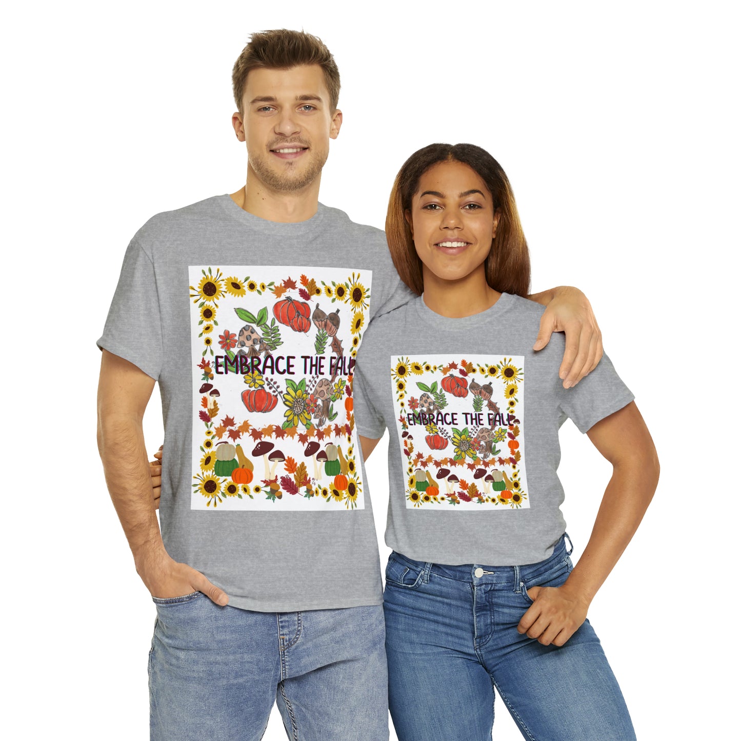 Embrace The Fall Unisex Heavy Cotton Tee