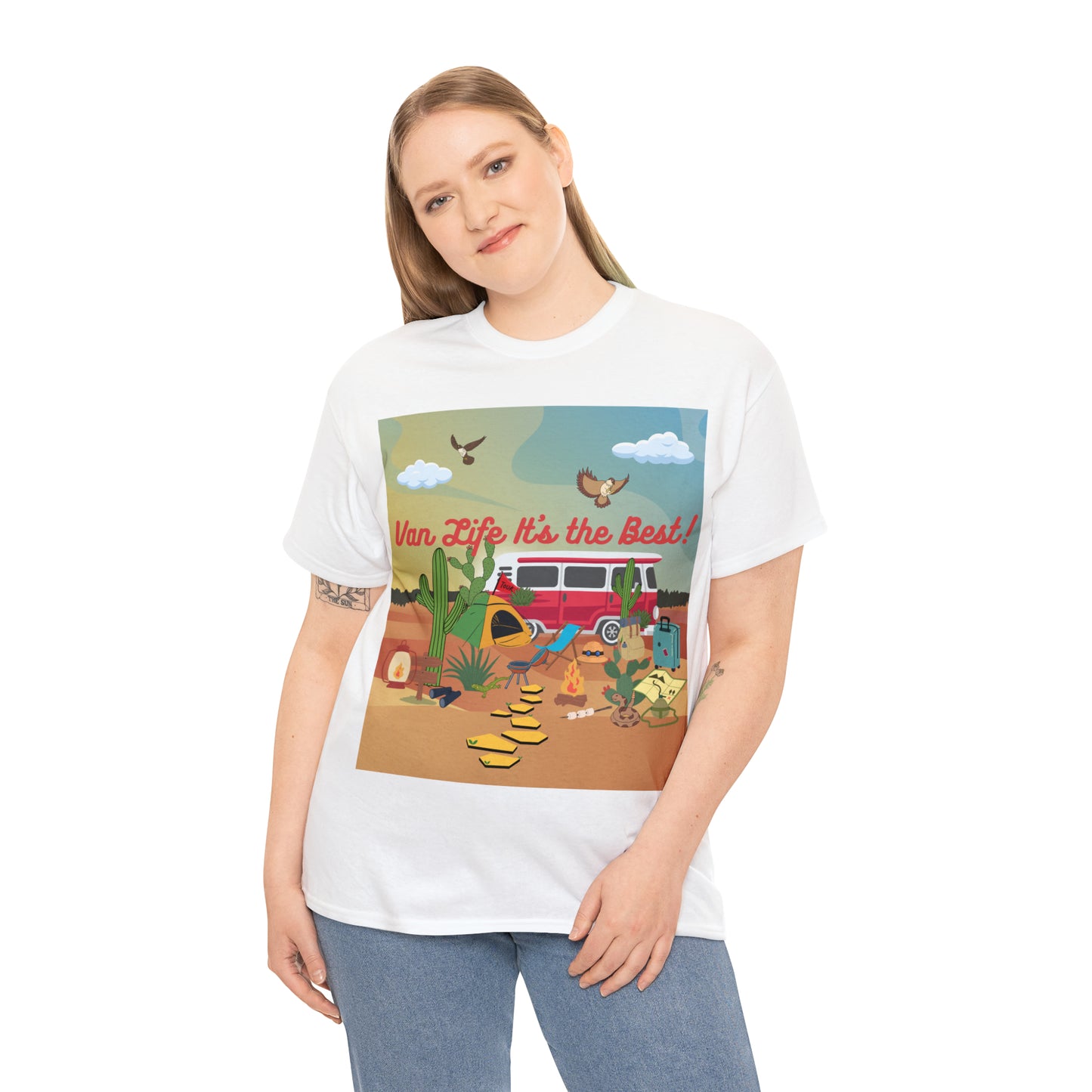 Van Life at Its Best Unisex Heavy Cotton Tee