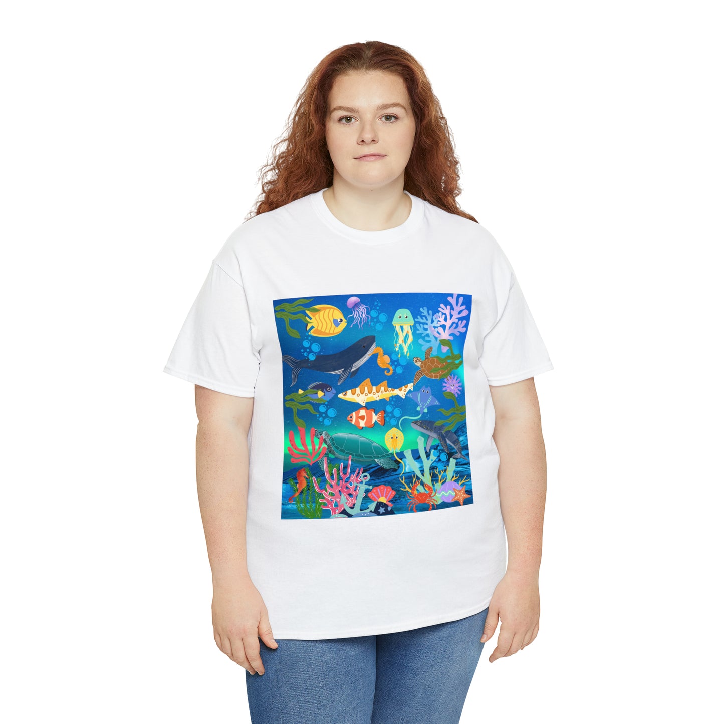 Ocean Scenery Unisex Heavy Cotton Tee