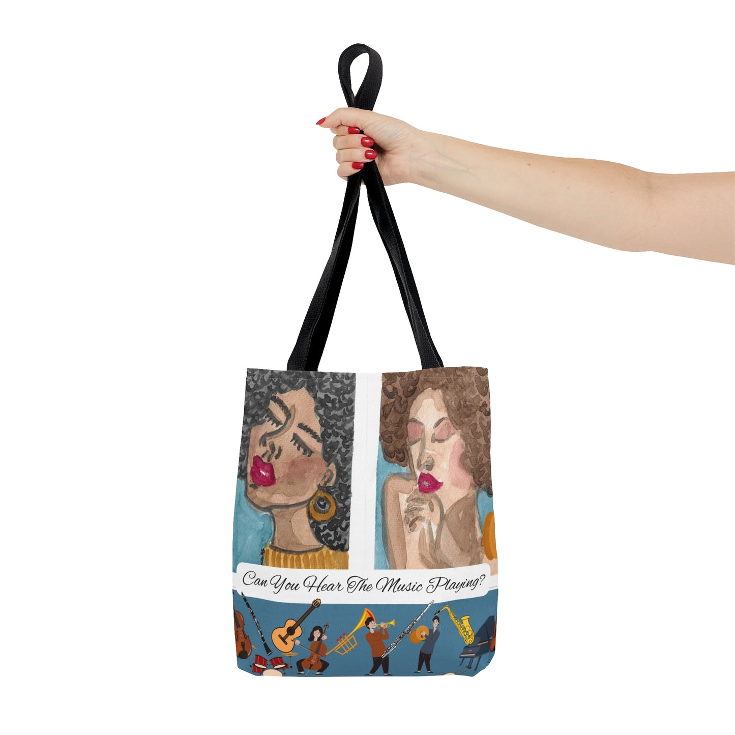 Can You Hear The Music Playing Tote Bag (AOP)