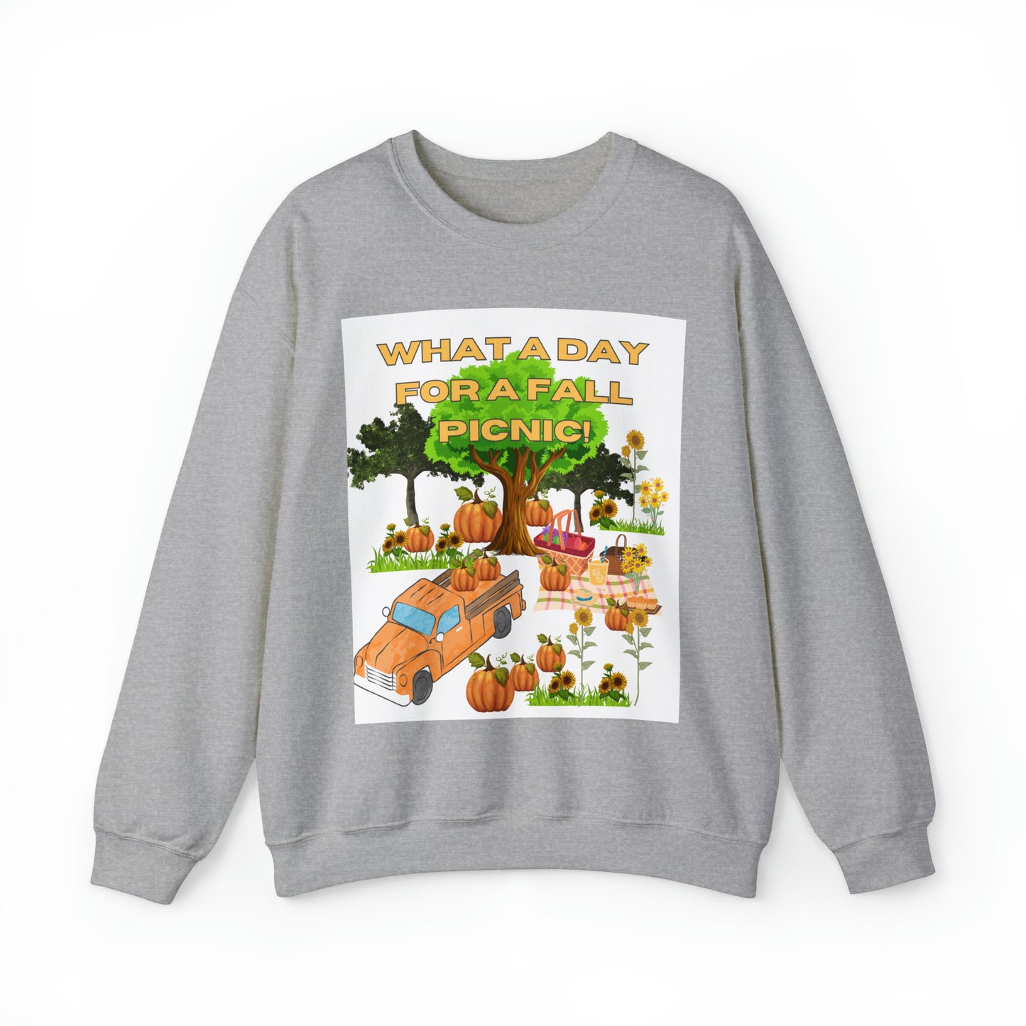 What a Day for A Picnic Unisex Heavy Blend™ Crewneck Sweatshirt