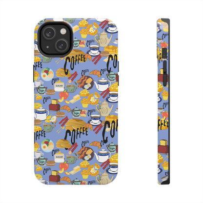 Morning Brunch Blue Tough Phone Cases