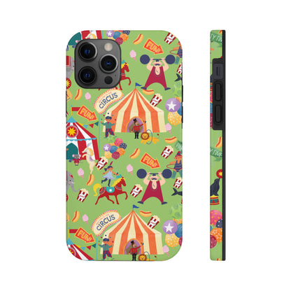 Circus Party Lime Tough Phone Cases