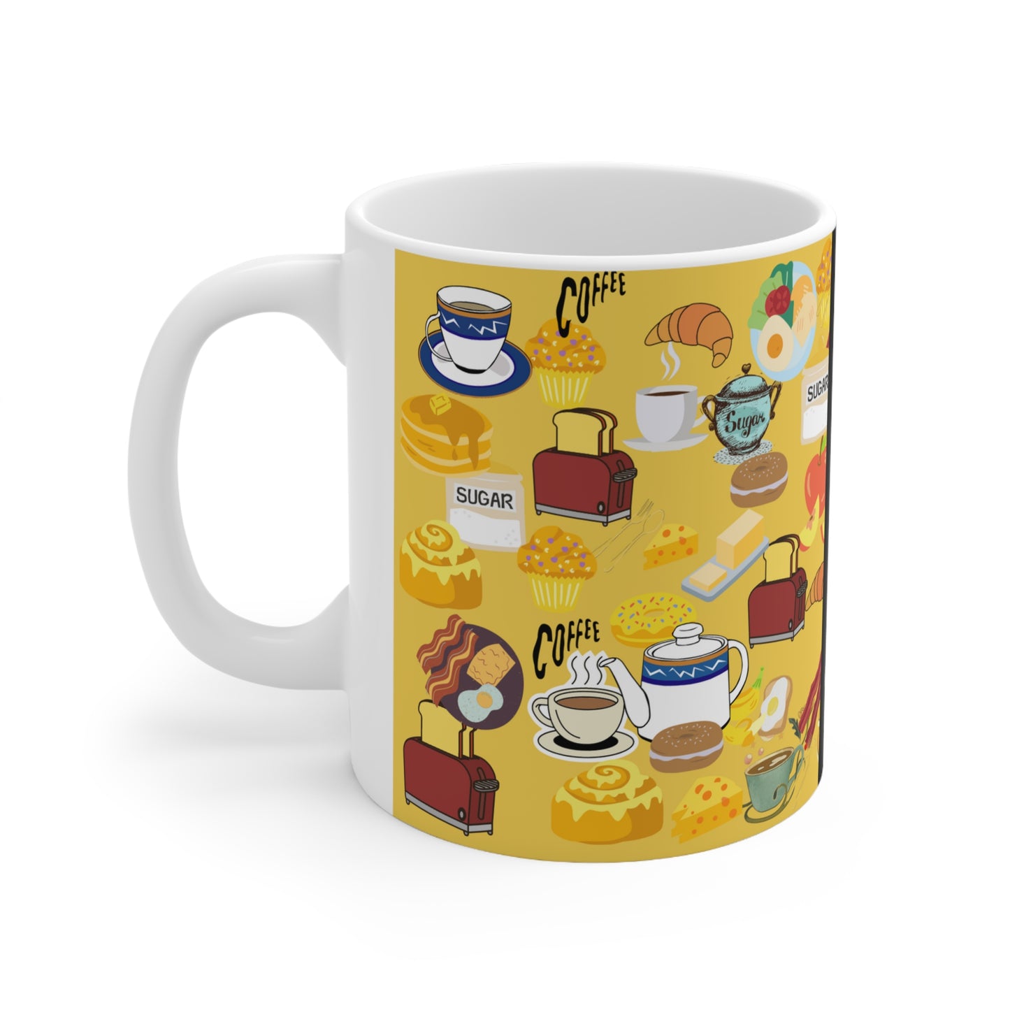 Morning Brunch Ceramic Mug 11oz