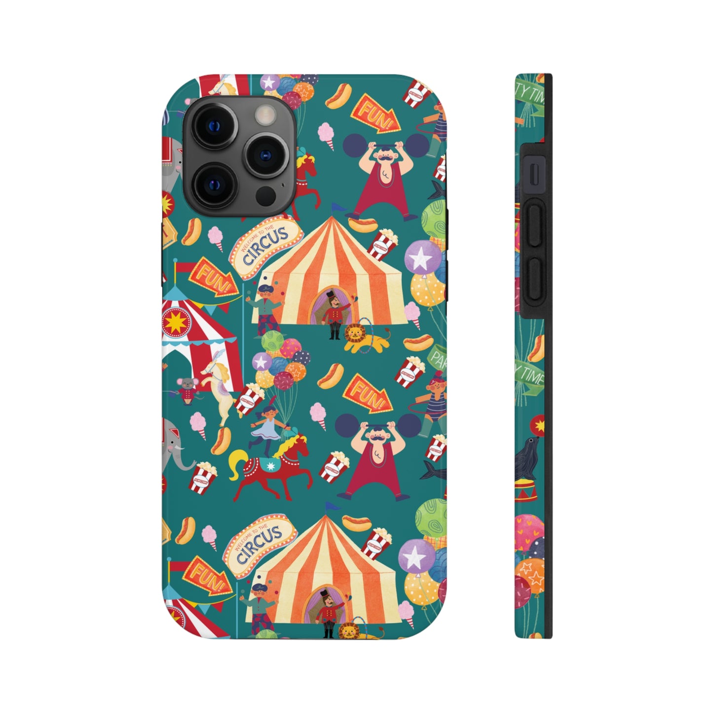 Circus Party Green Tough Phone Cases