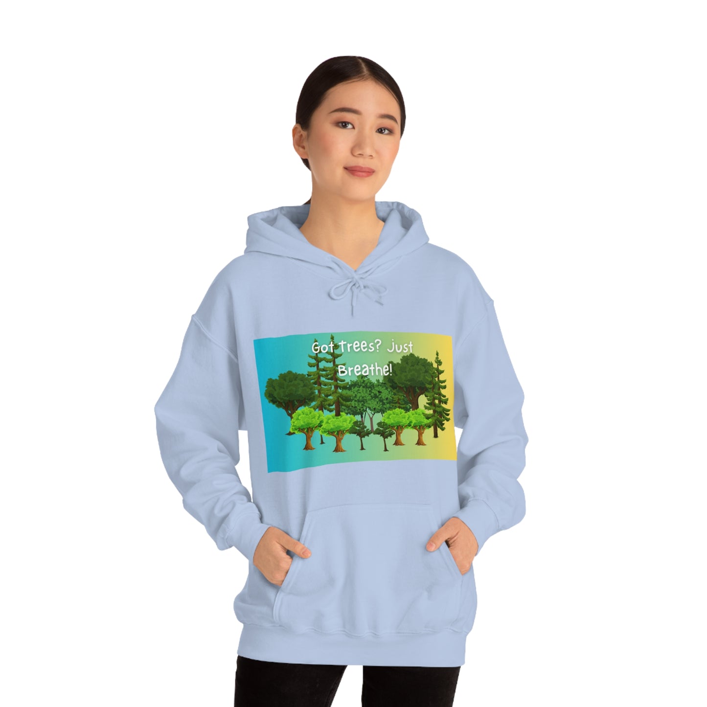 Got Trees? Just Breathe Unisex Heavy Blend™ Hooded Sweatshirt