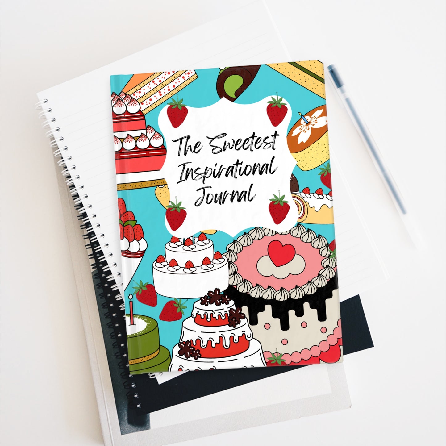 The Sweetest Inspirational Journal Turq- Ruled Line