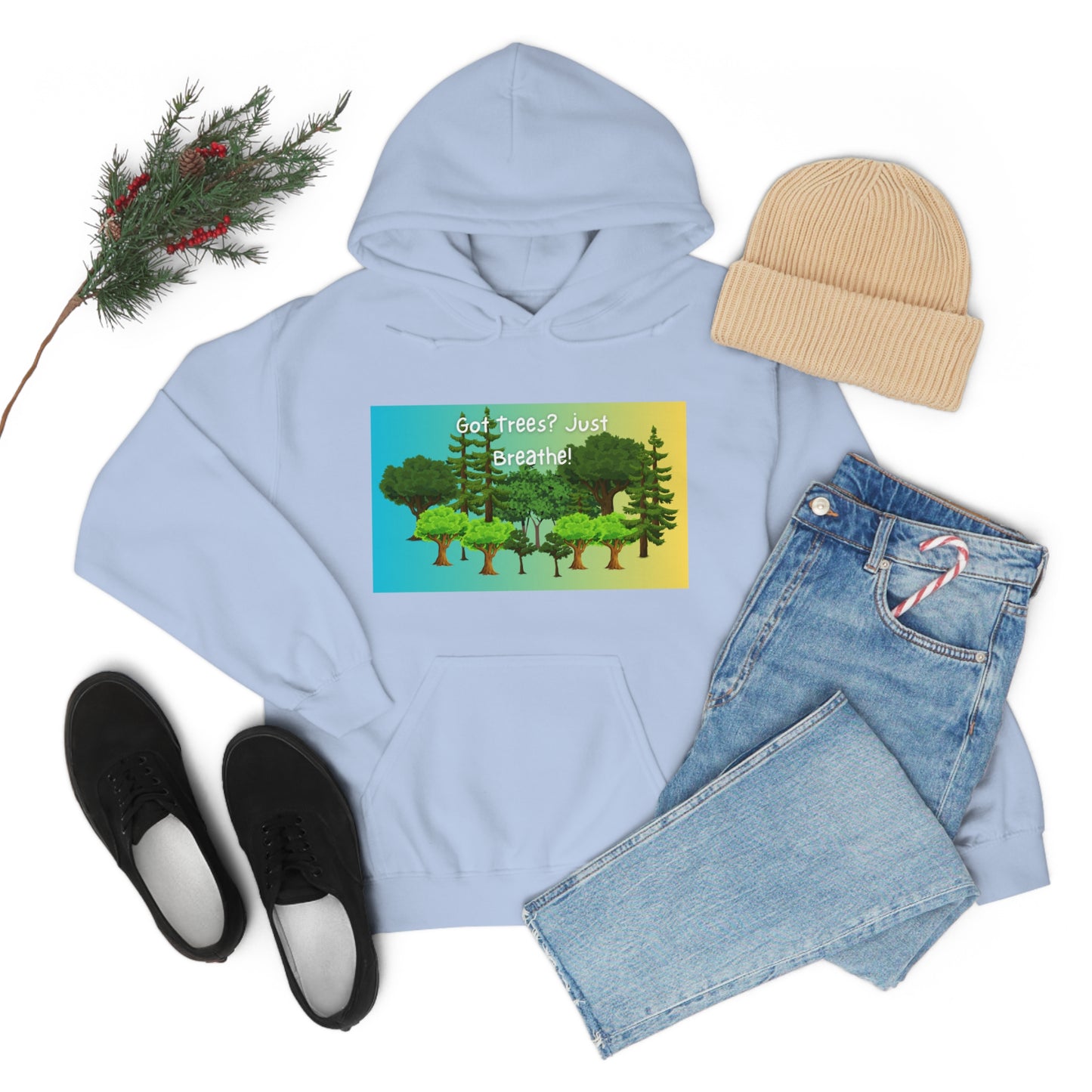 Got Trees? Just Breathe Unisex Heavy Blend™ Hooded Sweatshirt