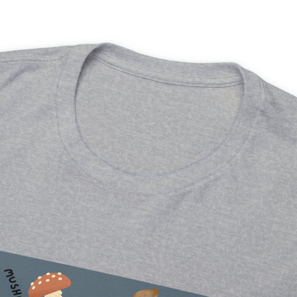 Mushrooms Grey Ground Unisex Heavy Cotton Tee