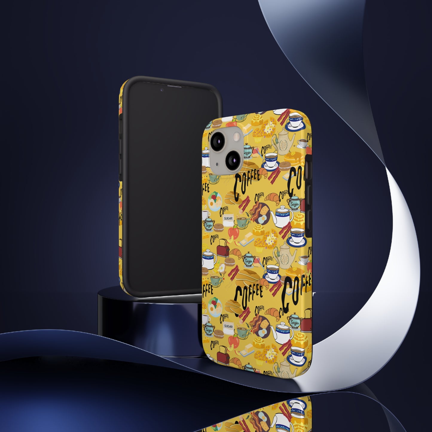 Morning Brunch Yellow Tough Phone Cases