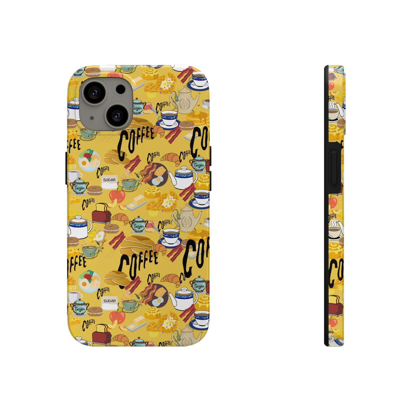 Morning Brunch Yellow Tough Phone Cases