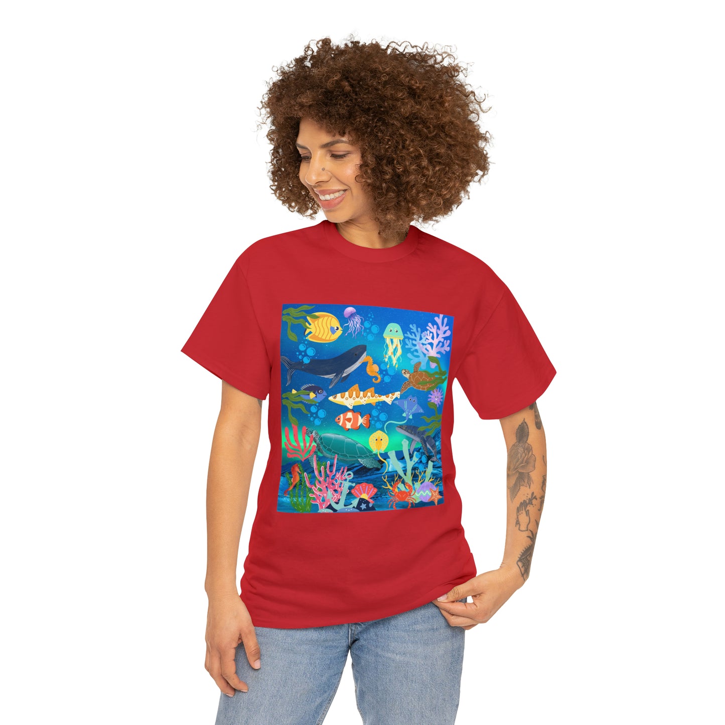 Ocean Scenery Unisex Heavy Cotton Tee