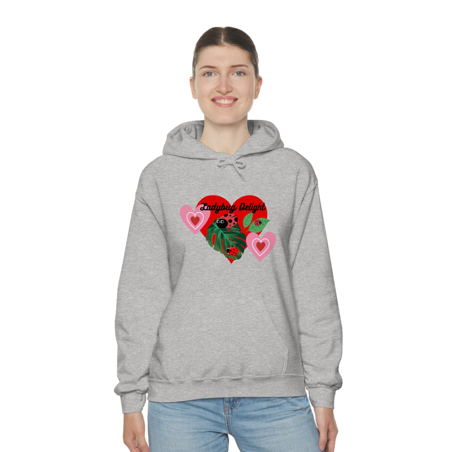 Ladybug Delight Unisex Heavy Blend™ Hooded Sweatshirt