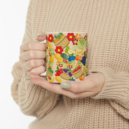 Fruitful AND Delicious Ceramic Mug 11oz