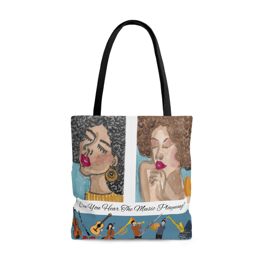 Can you Hear The Music Sing? Tote Bag (AOP)