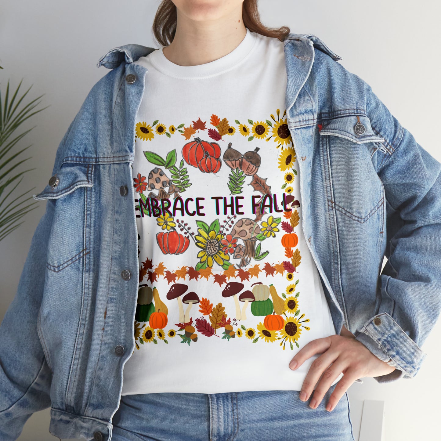 Embrace The Fall Unisex Heavy Cotton Tee