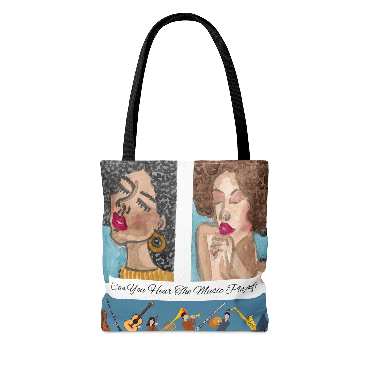 Can You Hear The Music Playing Tote Bag (AOP)