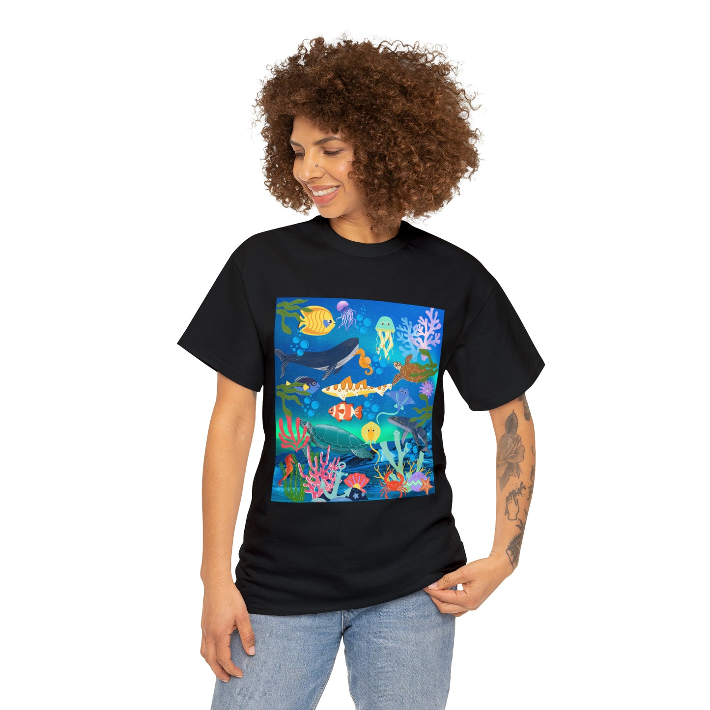 Ocean Scenery Unisex Heavy Cotton Tee