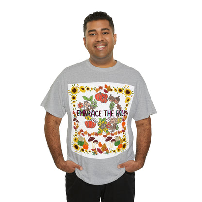 Embrace The Fall Unisex Heavy Cotton Tee