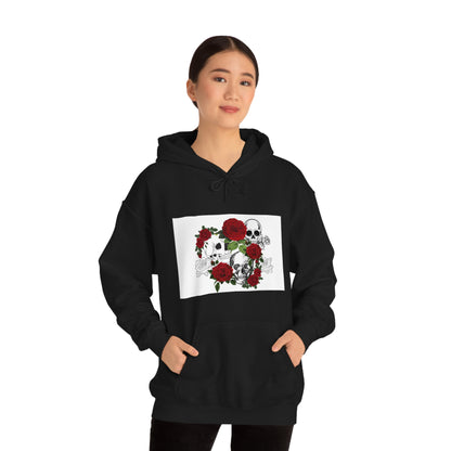 Skull and Roses Unisex Heavy Blend™ Hooded Sweatshirt