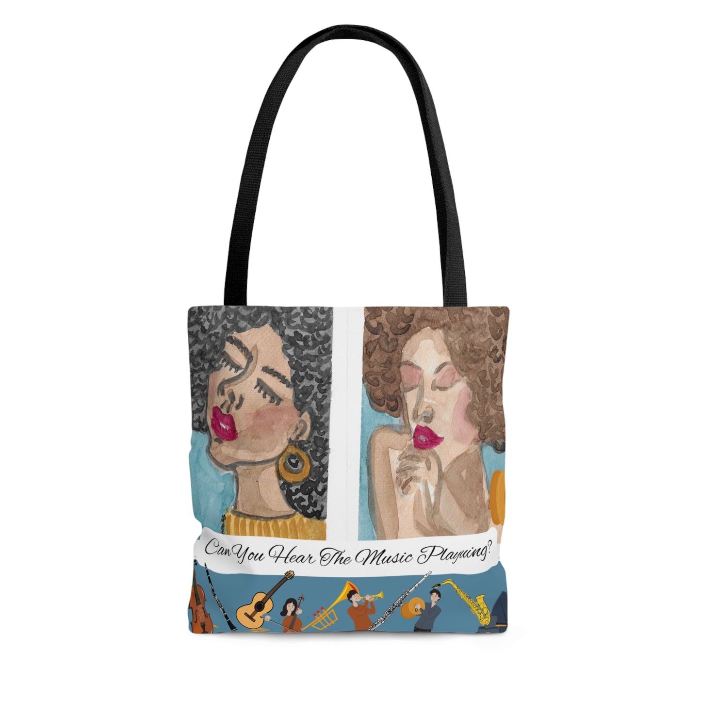 Can you Hear The Music Sing? Tote Bag (AOP)