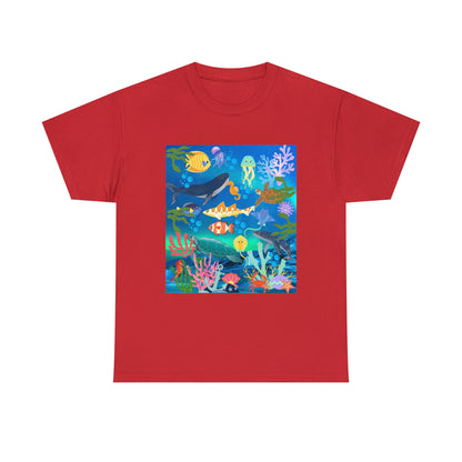 Ocean Scenery Unisex Heavy Cotton Tee