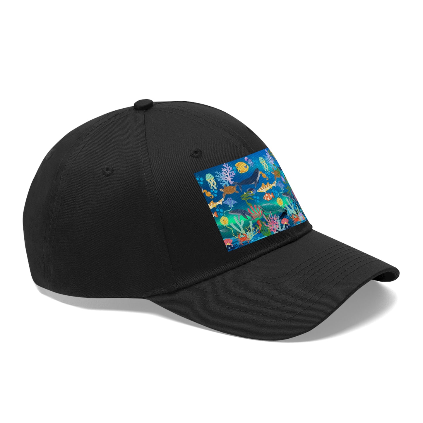 Underwater scene Unisex Twill Hat