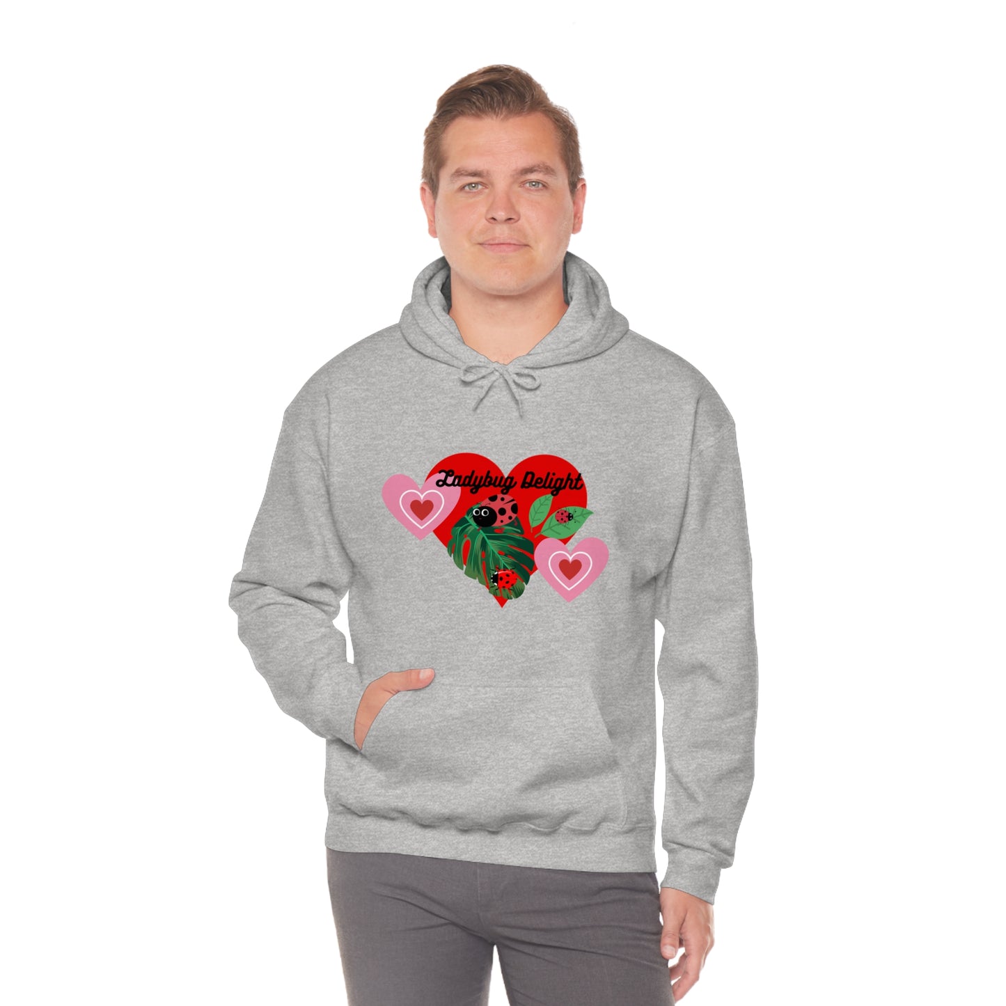 Ladybug Delight Unisex Heavy Blend™ Hooded Sweatshirt