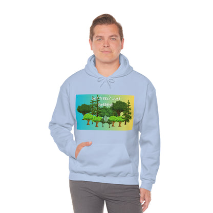 Got Trees? Just Breathe Unisex Heavy Blend™ Hooded Sweatshirt