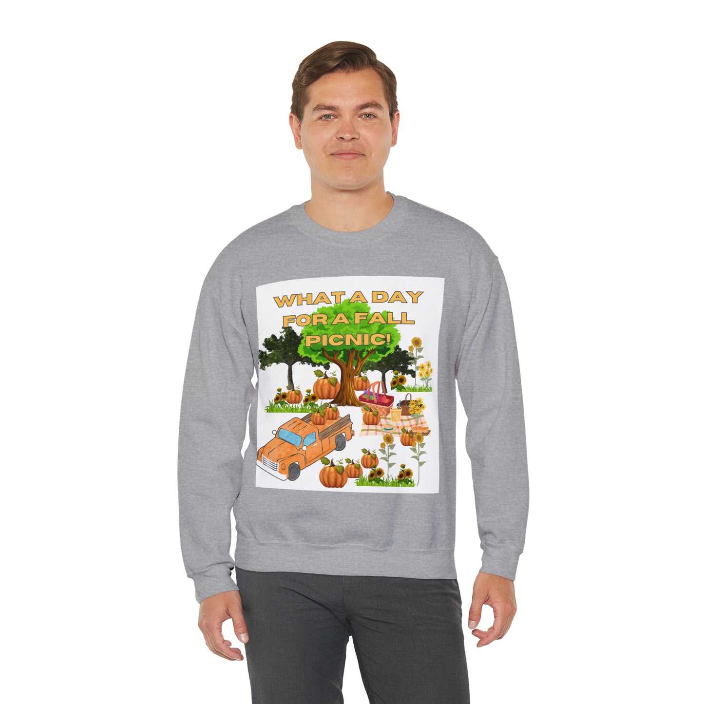 What a Day for A Picnic Unisex Heavy Blend™ Crewneck Sweatshirt