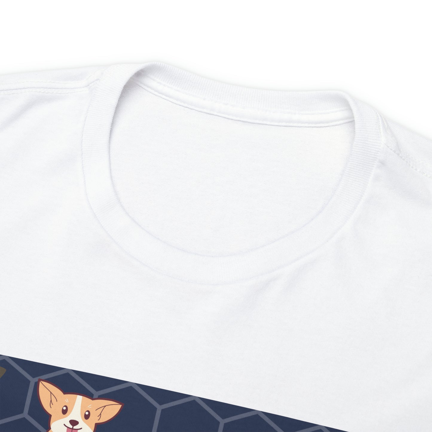 Dog and Cat Play Together Unisex Heavy Cotton Tee